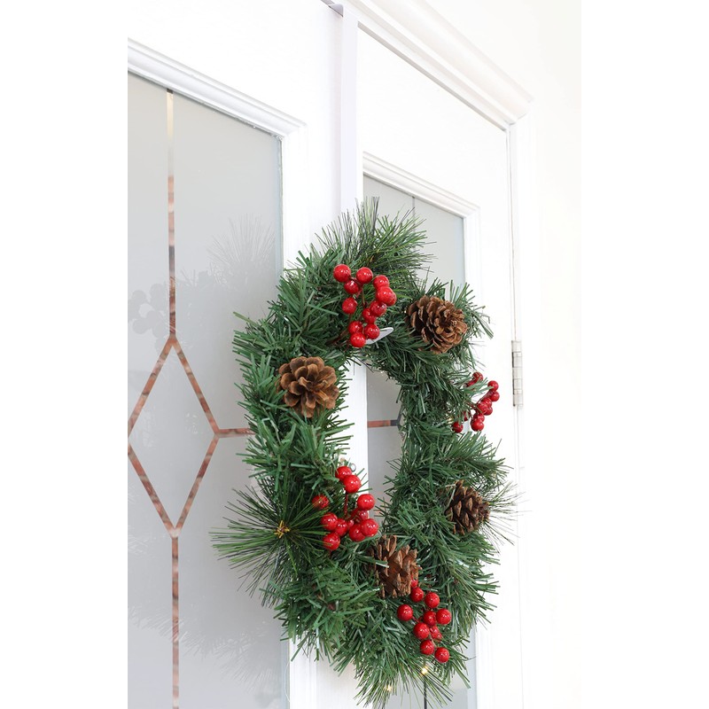 Christmas Concepts® 28cm Metal Wreath Hanger – Ultra Slim Over