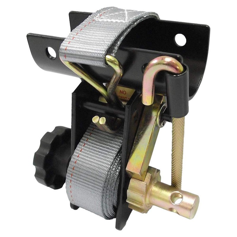 Pair of 5487RND Ladder Ratchet Tie Down Straps Tube Mount