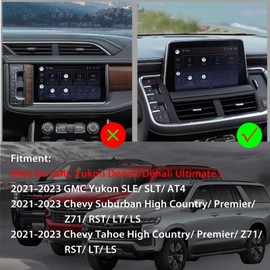 Neepiar Center Console Dash Storage Tray Compatible with 2021 2022 2023 2024 GMC Yukon/Chevy Suburban/Tahoe Center Console Organizer Storage Box Interior Insert Accessories (Not for Denali)