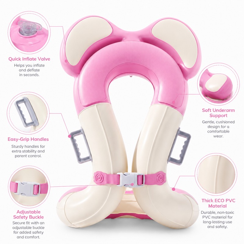 Inflatable Swim Trainer for Kids – Arm Sleeve Pool Float