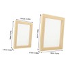 Gatuida 2Pcs Wooden Paper Making Frame DIY Craft Paper Mesh