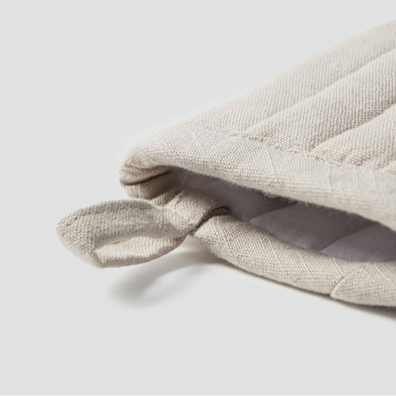 JAJU [JAJU] Mini Oven Mitts 2 Pcs_Beige