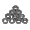 10PCS Black Coating Carbide Inserts Round CNC Turning Milling Inserts