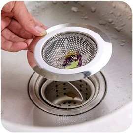 Sink Garbage Drain 3.1 inches (8 cm) Sink Garbage Receptor Stainless Steel (For Applicable Sinks, Diameter: 3.0 - 3.9 inches (7.5 - 10 cm)