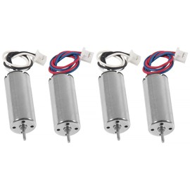 XIITIA 4pcs 716/7x16mm Motor 19000KV Insane Tiny Whoop Drone Frame Brushed Motors 6CW 6CCW Coreless Motor with JST-1.25 Connector for Model Aircraft/UAV/Quadcopter/Toy Aircraft, etc
