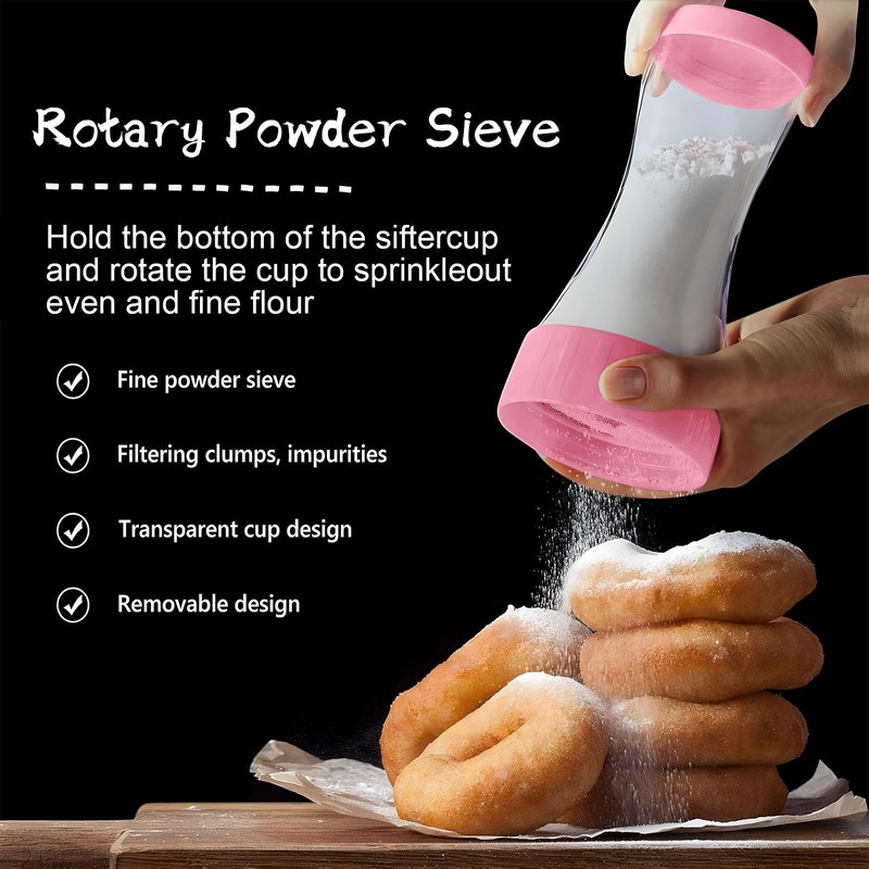 Powdered Sugar Shaker, Dusting Sugar Shaker, Powdered Sugar Mill, Powdered