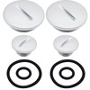 Amavoler Quad Engine Stator Side Cover Caps W/Seals Replacement Accessories