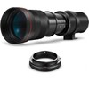 High-Power 420-800mm f/8 Manual Telephoto Lens for Nikon D500, D600,
