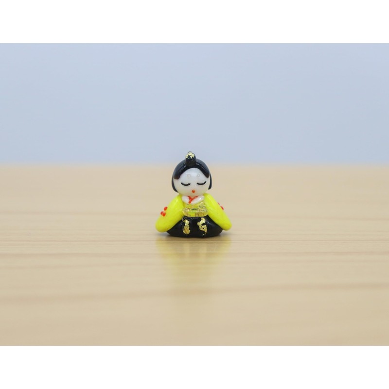 Glass Square Lovely Glass Hina Doll Binding Shoes Small