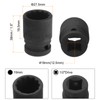 sourcing map 1/2" Drive x 19mm Shallow Impact Socket 12-Point