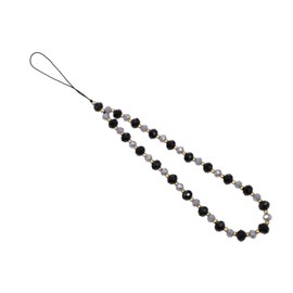 WOONEKY Decorative Phone Chain Multi-function Beaded Phone Lanyard Portable Anti-skid Phone String Stylish Charm for Keys and Phones Design