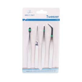 Angels Craft 4 Piece Tweezer Set Tool & Hobby