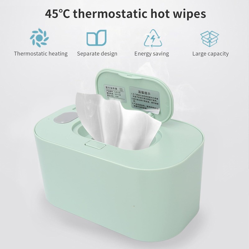 Qcwwy Wet Wipes Heater, Energy-Saving Wet Wipes Heater with Constant