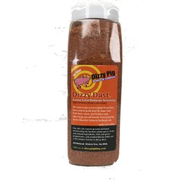 Dizzy Pig Dizzy Dust Coarse Grind BBQ Rub Seasoning Spice - 32 Ounce Quart Shaker Bottle