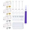 QWALIT Silver Disposable Ear Piercing Kit Gold Ear Piercing Gun