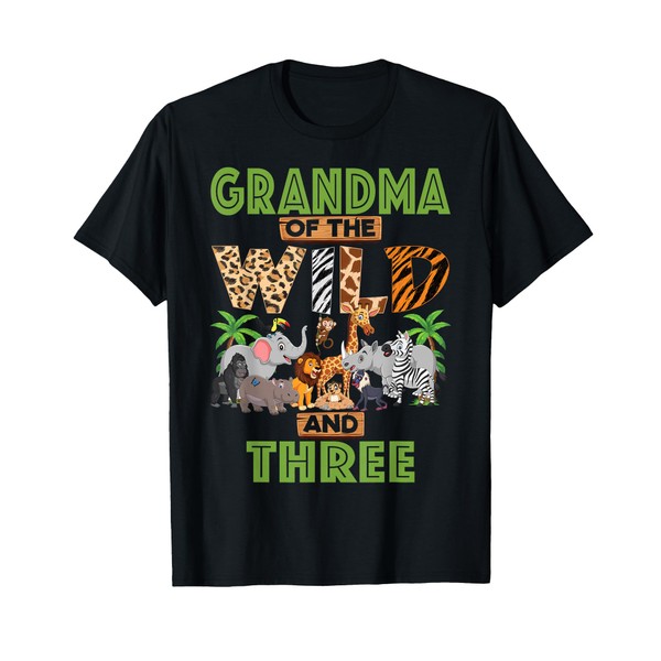 3rd Birthday Zoo Safari Jungle Grandma Of The Wild and
