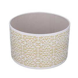 Metal Lampshade Hollow Out Table Light Shade for E27 E14 Caliber Lamp Holder Copper Coin Flower White Yellow Lining