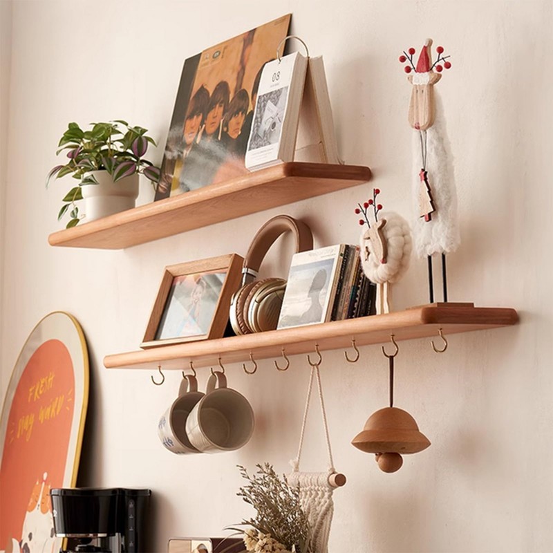 Gad2go 4 Pieces Floating Shelf Brackets 75mm Heavy Duty Invisible