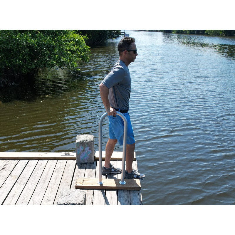 36" (H) x 13" (W) Aluminum Handrail - Safety Grab