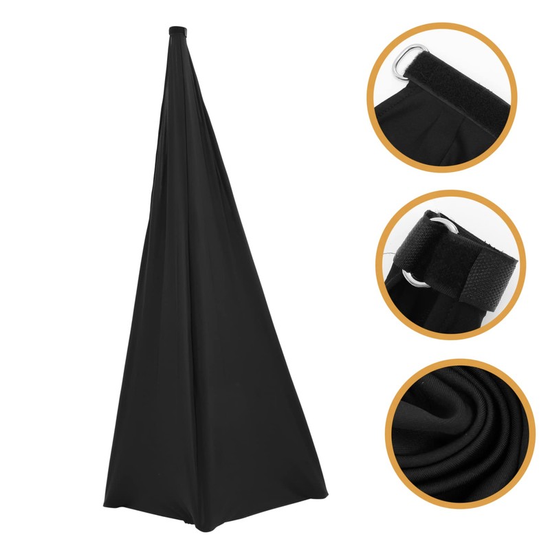 Abaodam Adjustable Speaker Stand Cover Polyester Tripod Skirt for Live