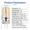Welitesim 6pcs LED Bulb Bi-Pin Base Lights 3W AC/DC 12V