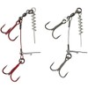 Savage Gear Carbon 49 Corkscrew Stinger 2 Stinger Hook Systems,