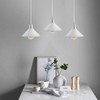 LEDSone Modern Industrial Metal Easy Fit Cone Shape Pendant Ceiling