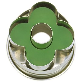 Städter Rosette 4 Ejector 4 cm Stainless Steel Silver Green 4 x 4 x 4 cm