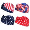Twinfree 4th of July Headbands Red White and Blue American