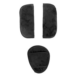 Harness Chest and Buckle Clip Safety Replacements Compatible with Clek liing, foonf and fllo Infant Baby and Convertible Car Seats (3pc Car Seat Cushion Pads)