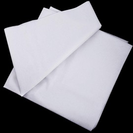 Fusible Interfacing Fabric Non-Woven Lightweight Fusible Iron On Interfacing Fabric for Sewing Crafts (White, 90 cm Wide x 5 Meters)