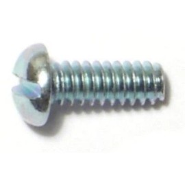 Unbranded #6-32 x 3/8" Zinc Slotted Round Head Machine Screws (60 pcs.)