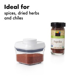 OXO Good Grips 0.3 Qt POP Container – Airtight Food Storage – for Spices & Herbs and More