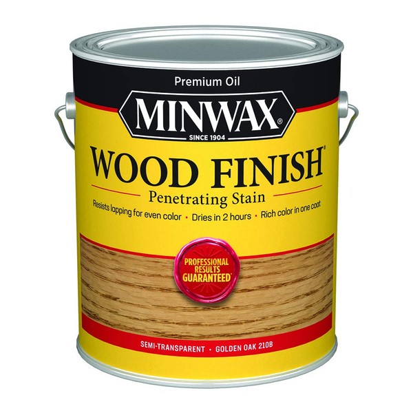 Minwax 71001000 Wood Finish Penetrating Stain, gallon, Golden Oak