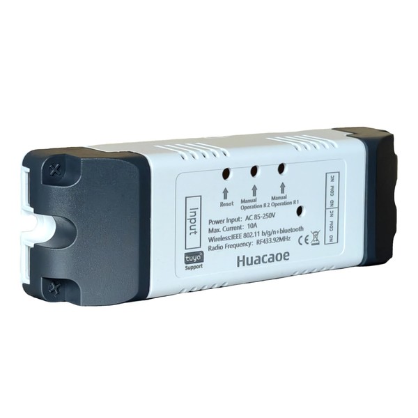 Tuya 2 Channel Updated AC 85-250V, Momentary Inching Self-Locking Relay