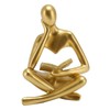 Thinker Sitting Figure, Good Decoration Fine Workmanship Resin Abstract Statue