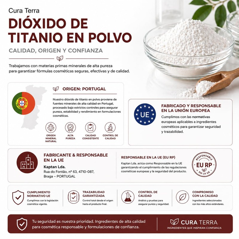Titanium Dioxide Non Nano Cosmetic Powder 20g