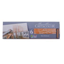 Cretacolor Primo Basic Drawing Set - Tin 6