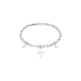 Lotus Style Millennial Collection Women's Steel Bracelet LS2170-2/2, Silver, Blue zirconia