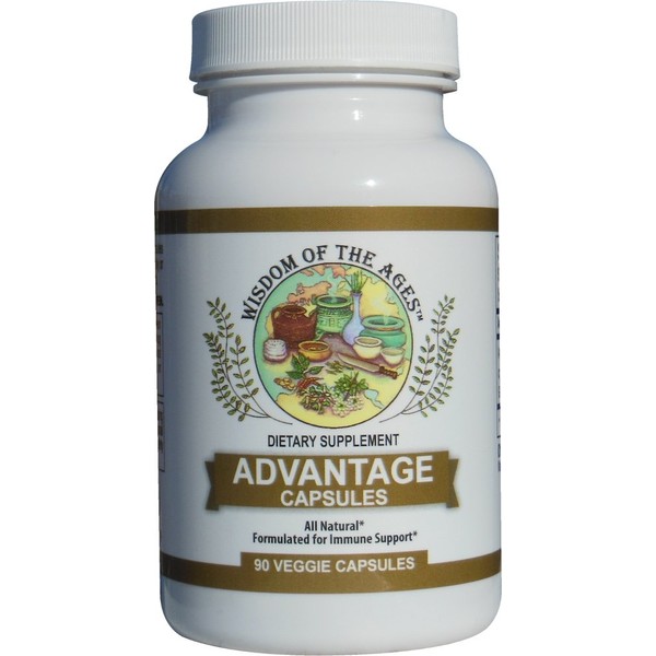 Advantage Capsules Natural Immune Support with The Power of Grapefruit Seed Extract, Green Tea and Jasmine Tea. 90 Capsules