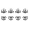 sourcing map Nylon Insert Hex Lock Nuts, 8pcs - M6