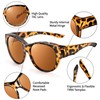 URUMQI Sunglasses Fit Over Glasses for Women, Polarized UV400 Protection