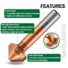 KURSTOL Countersunk Drill Bit Set - M35 HSS Cobalt Coated