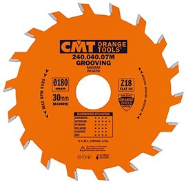 GROOVING SAW BLADE D=180X4X30 Z=18 FLAT