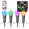 Monster Smart RGB+IC+WW Pathway LED Lights, 4 Individually Controlled Dimmable