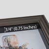 PLUSCHEN 5X5 Ash Brown Picture Frame Resin Photo Frame Wall