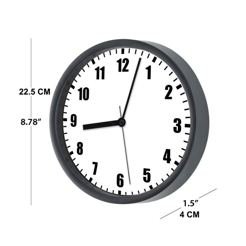 calicoolcreations Ford Mustang speedometer Wall Clock New black