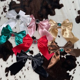 Short western bow - Colour: Pink