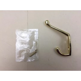 MINTCRAFT COAT & HAT HOOK ZINC W/POLISHED BRASS FINISH QUANTITY NEW