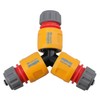 AB Tools 3 Way Garden Hose Pipe Connector Joiner +